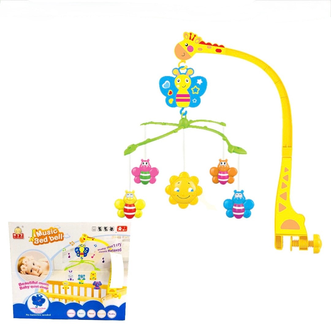 Charming Musical Baby Crib Mobile with Colorful Hanging Toys