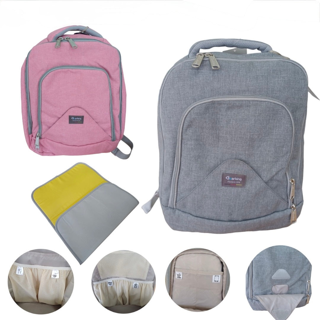 Stylish and Functional Backpack Set - Perfect for Parents on the Go
