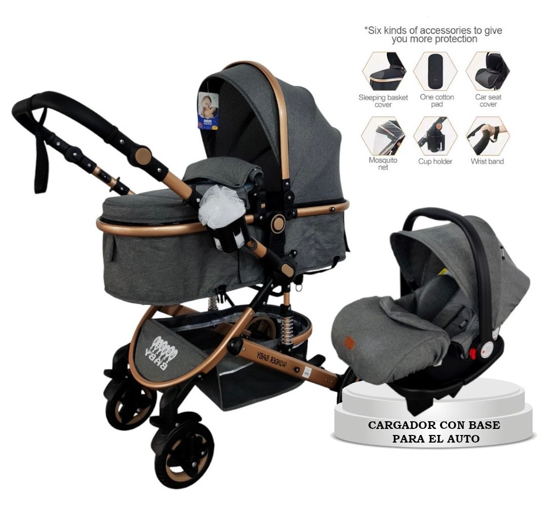 Luxurious Baby Stroller and Car Seat System