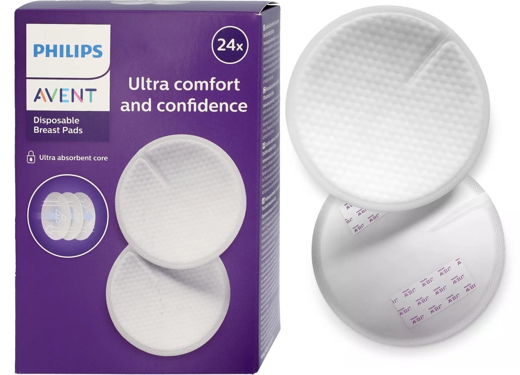 Philips Avent Ultra Comfort Disposable Breast Pads – 24 Pack