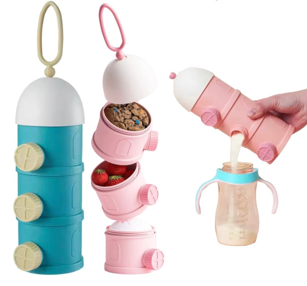Stackable Portable Snack & Formula Container