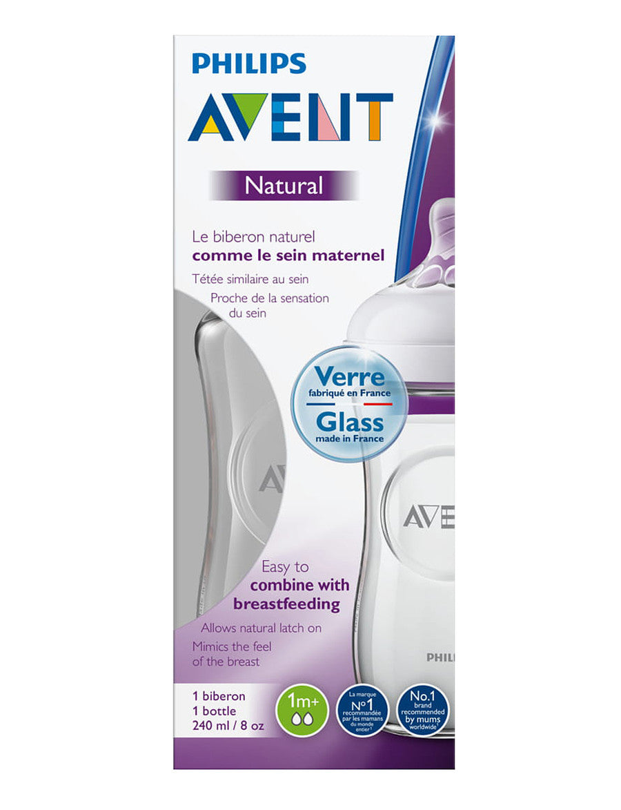 Philips Avent Natural Vetro Glass Bottle