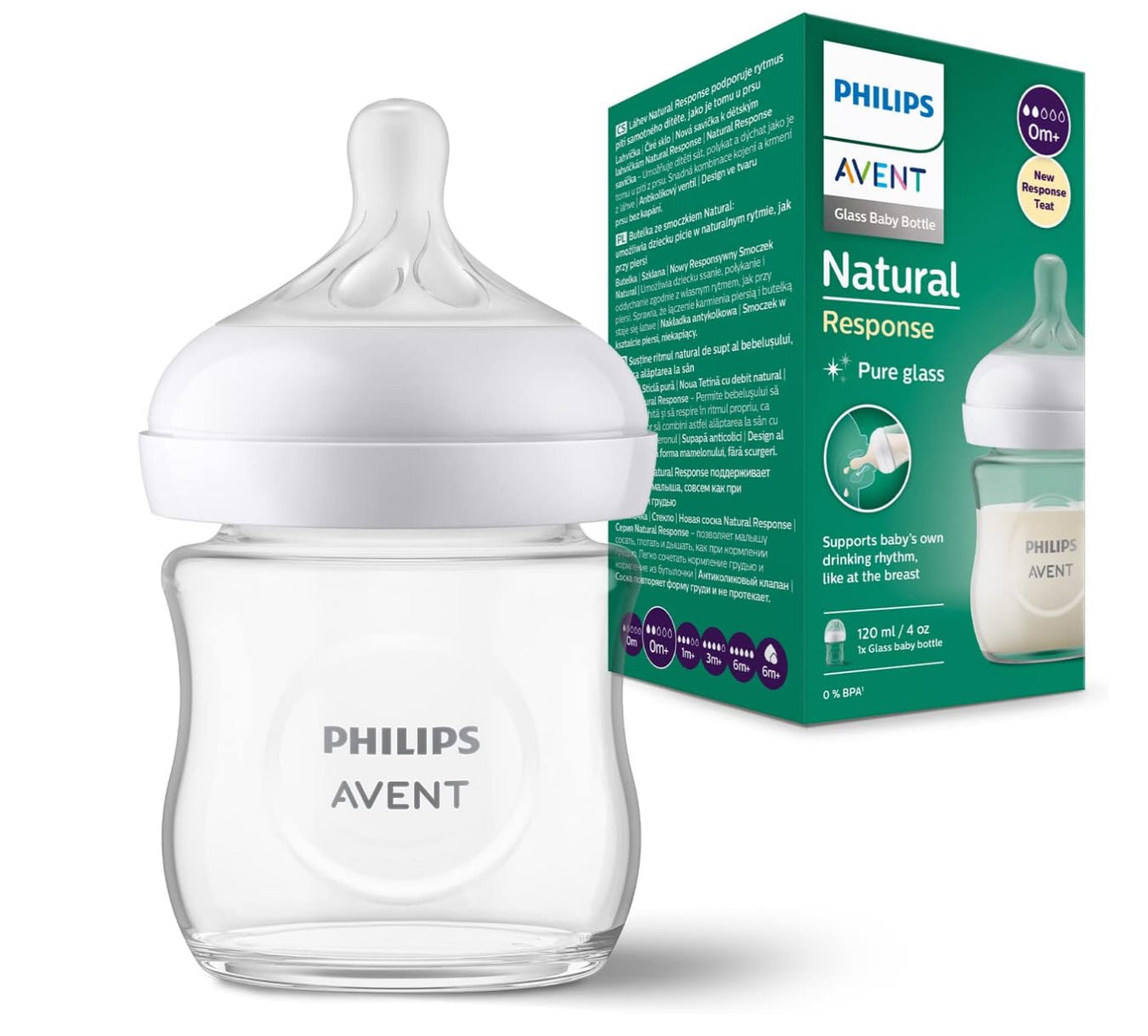 Philips Avent Glass Baby Bottle (Bebieron en Vetro)
