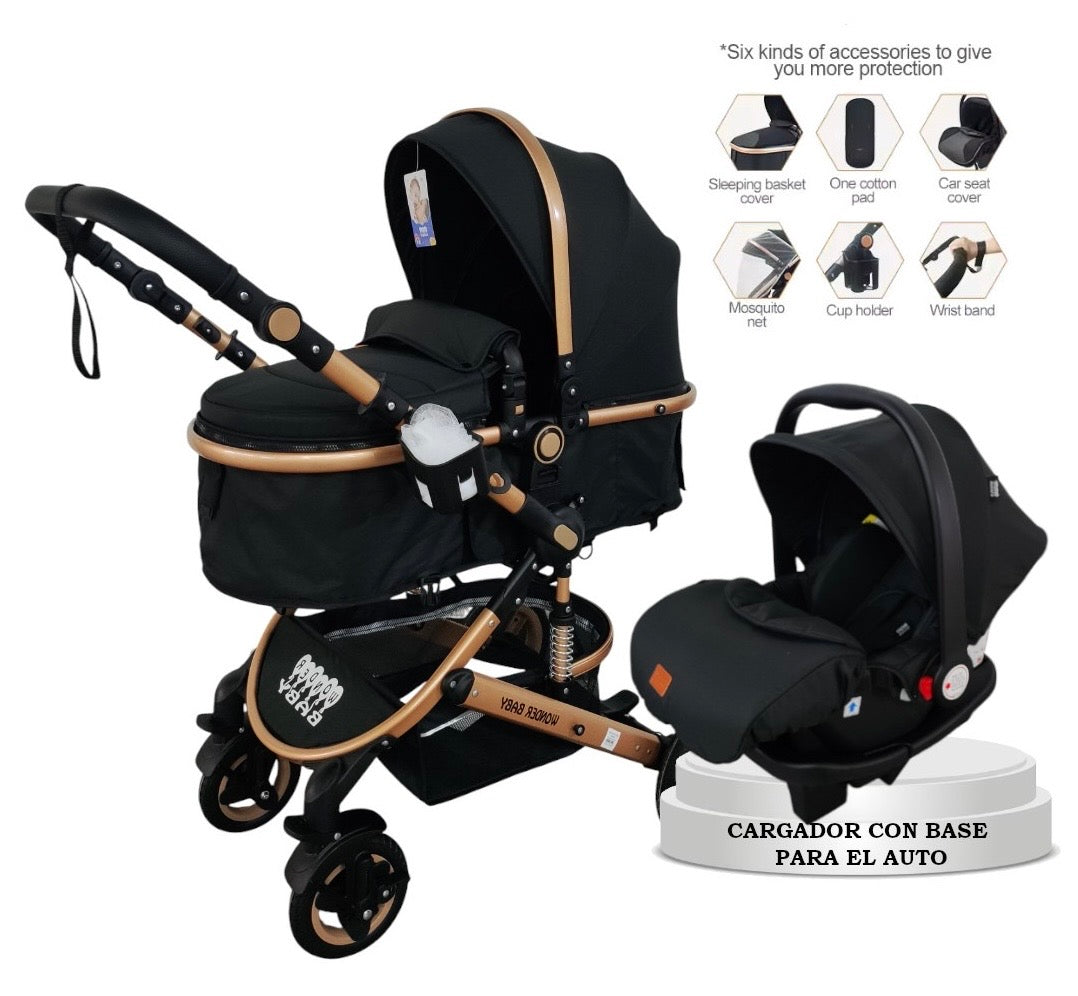 Luxurious Baby Stroller and Car Seat System